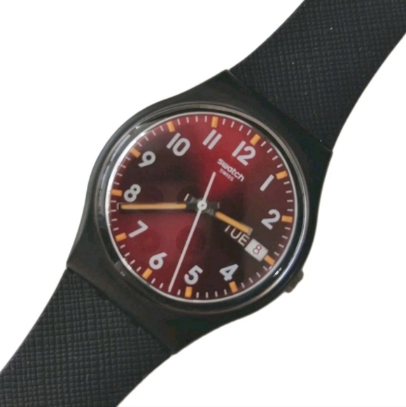 Swatch Accessories - Swatch Unisex Quartz Day/Date Watch